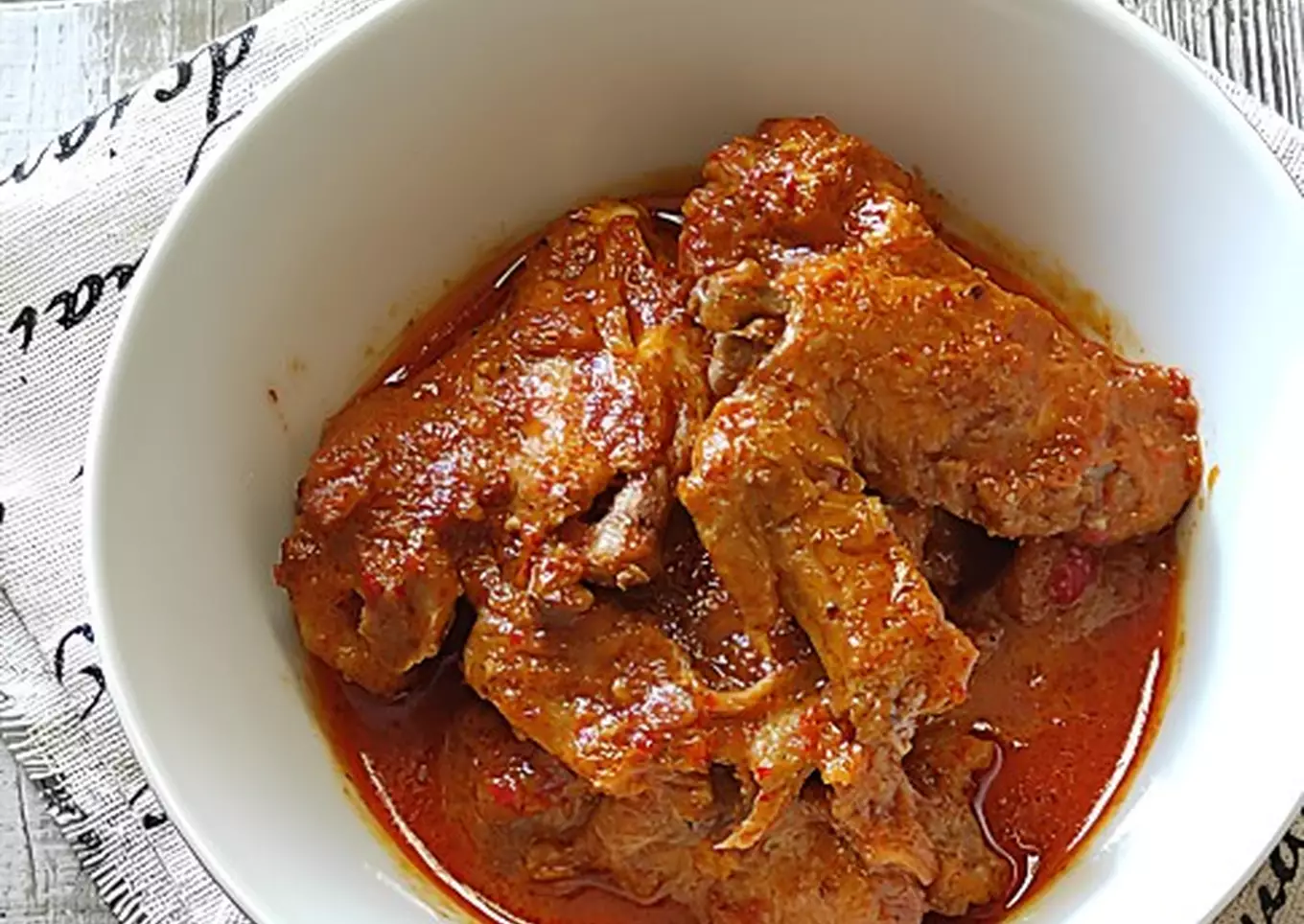 Resep Rendang Ayam Kering