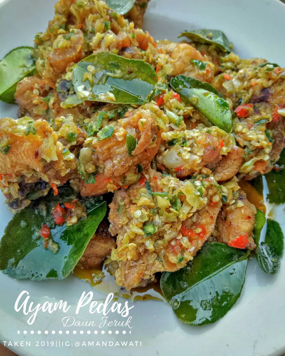 Pedas Resep Ayam Pedas Daun Jeruk - Orami Recipes
