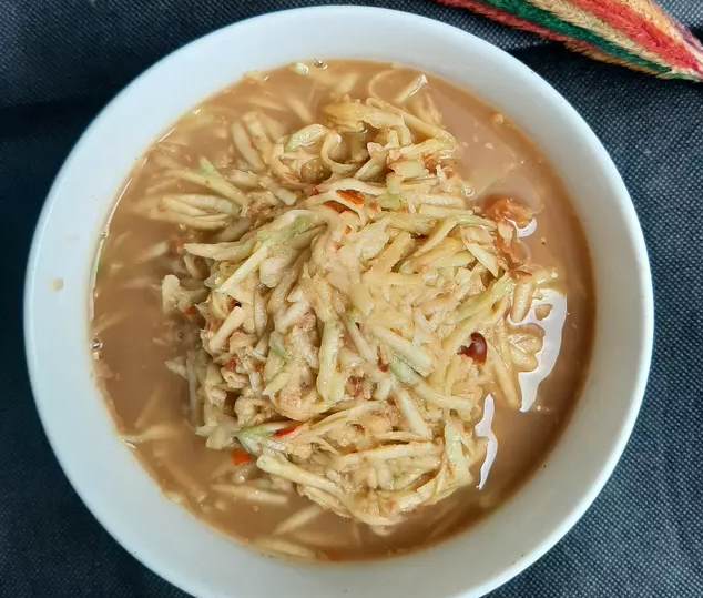 Resep Rujak Serut Mangga dan Ubi - Orami Recipes